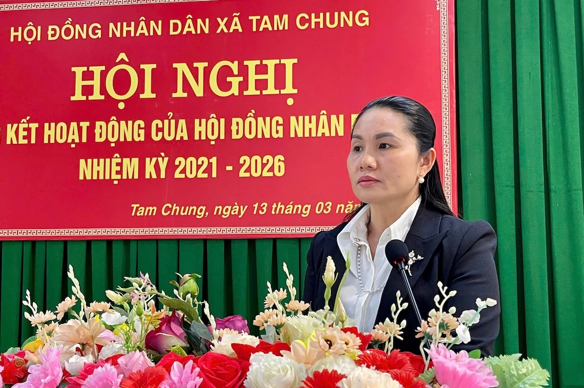 HĐND xã Tam Chung nhiệm kỳ 2021-2026: Nhiều đổi mới trong hoạt động