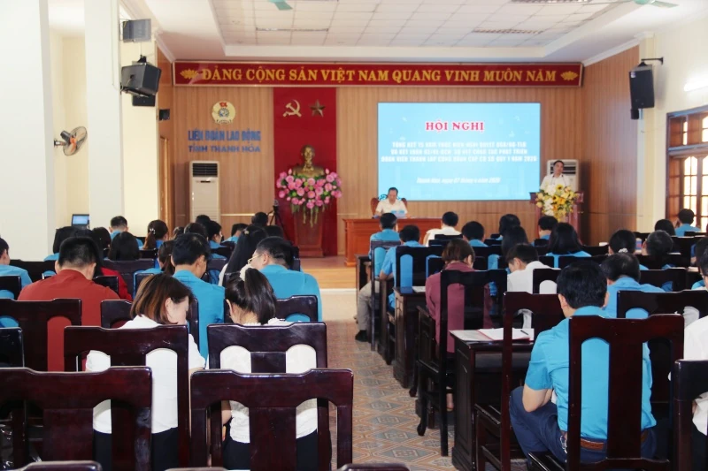 Công đoàn Thanh Hóa thành lập mới 11 công đoàn cơ sở