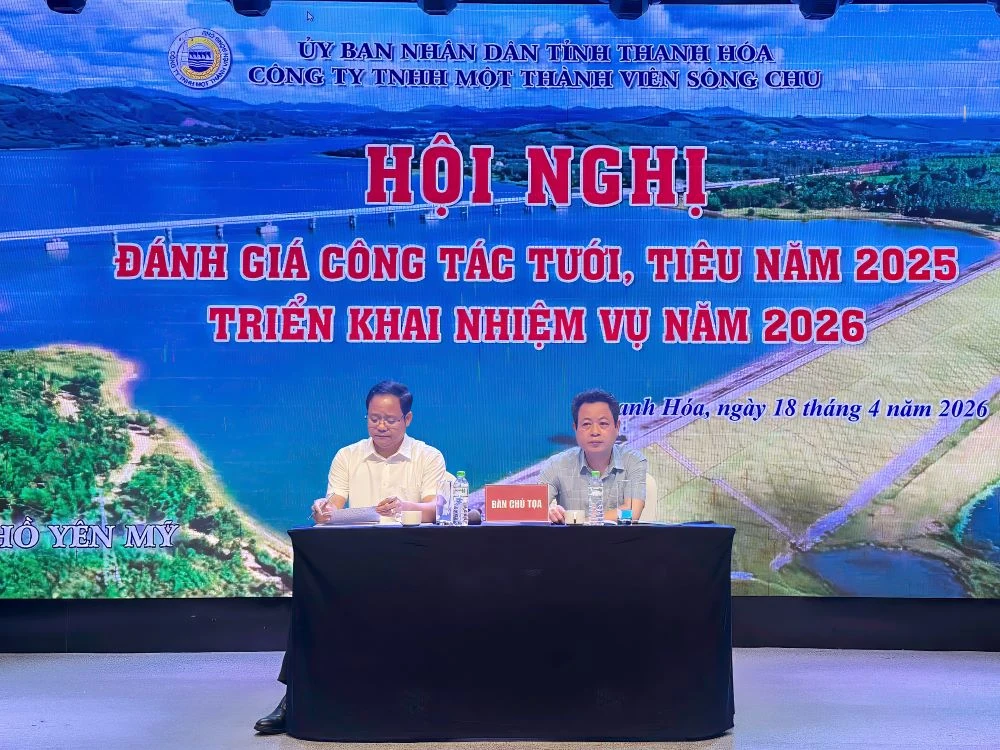 Công ty TNHH MTV Sông Chu triển khai nhiệm vụ năm 2026