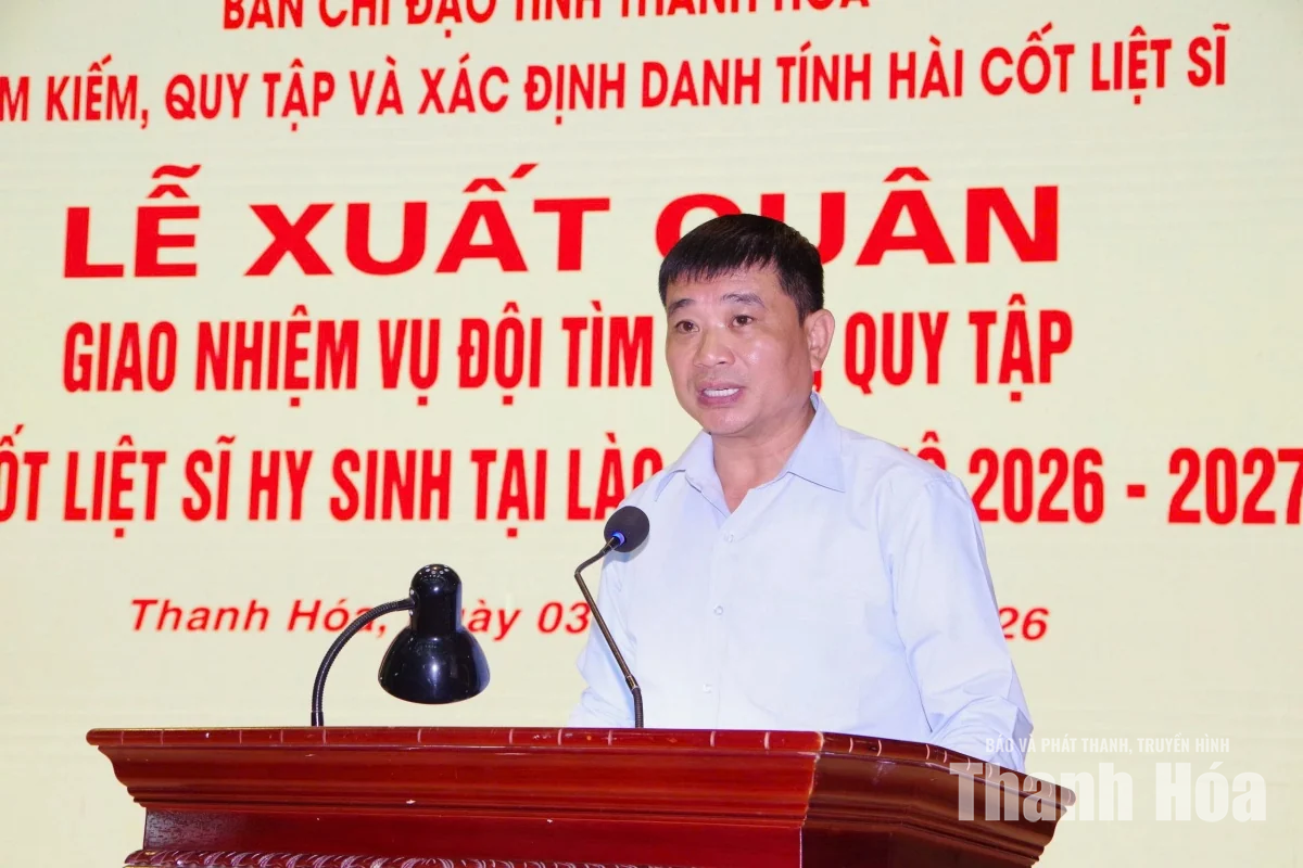Mùa khô 2026-2027, phấn đấu quy tập 130 hài cốt liệt sĩ tại Lào