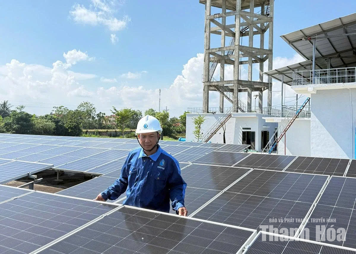 Năng lượng xanh - hướng đi bền vững trong sản xuất nước sạch