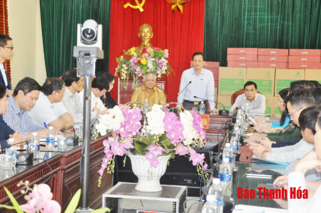 Khảo sát tình hình phát triển kinh tế- xã hội, công tác dân tộc, quốc phòng- an ninh trên địa bàn huyện Quan Hóa
