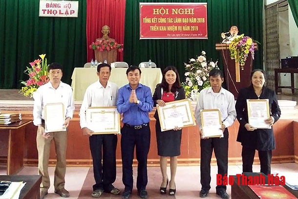 Nhiều chuyển biến mạnh mẽ trong công tác xây dựng Đảng ở xã Thọ Lập