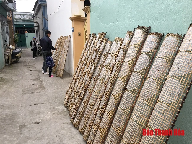 Hương vị Tết nơi làng nghề bánh đa nem Cầu Bố
