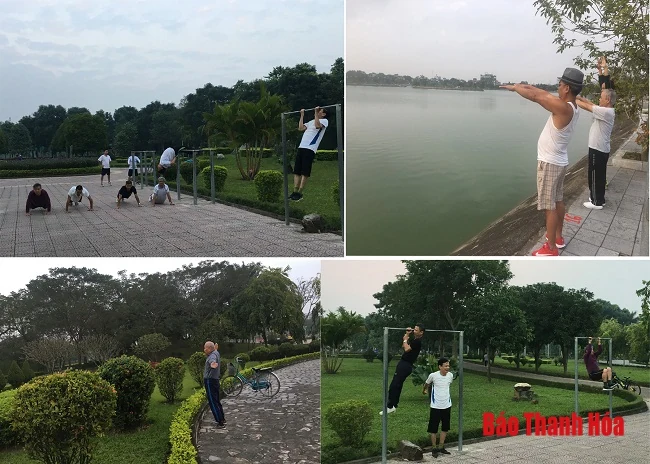 Sôi động phong trào tập thể dục buổi sáng