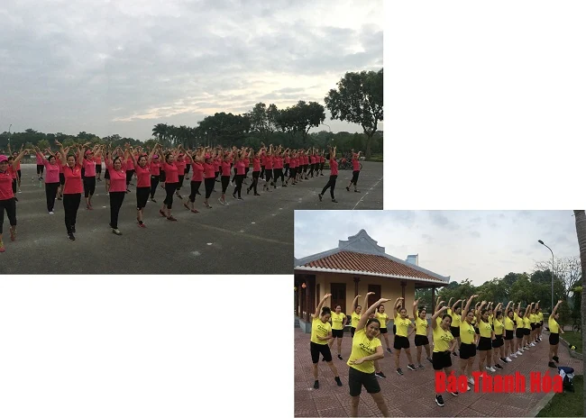 Sôi động phong trào tập thể dục buổi sáng