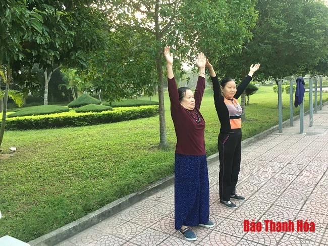 Sôi động phong trào tập thể dục buổi sáng