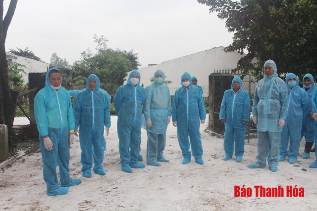 Đoàn công tác Bộ Nông nghiệp và Phát triển nông thôn kiểm tra, chỉ đạo công tác phòng chống dịch tả lợn châu Phi