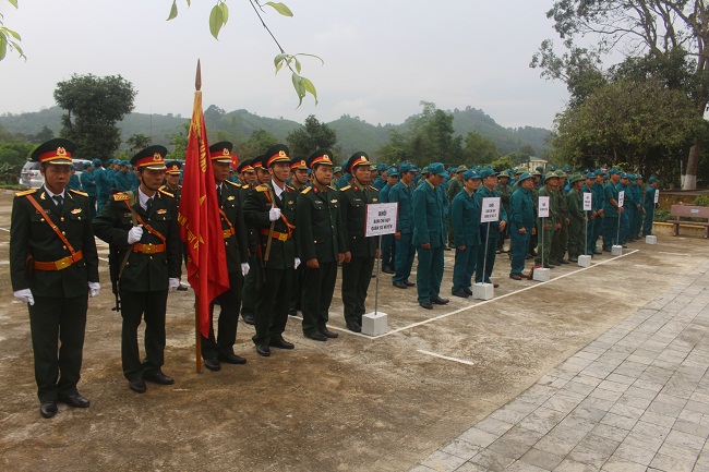 Lực lượng vũ trang Như Xuân ra quân huấn luyện năm 2019