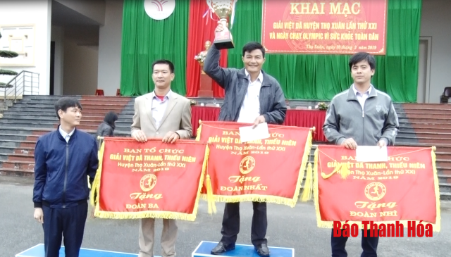 Huyện Thọ Xuân: Tổ chức giải việt dã thanh thiếu niên năm 2019