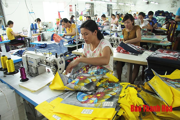 Các doanh nghiệp trên địa bàn huyện Như Thanh tạo việc làm cho khoảng 9.500 lao động