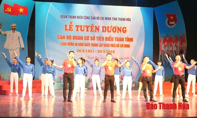 Tuyên dương 36 cán bộ đoàn cơ sở tiêu biểu toàn tỉnh năm 2019