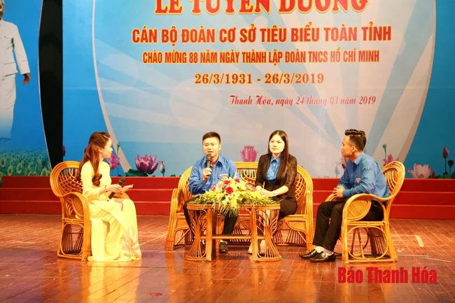 Tuyên dương 36 cán bộ đoàn cơ sở tiêu biểu toàn tỉnh năm 2019