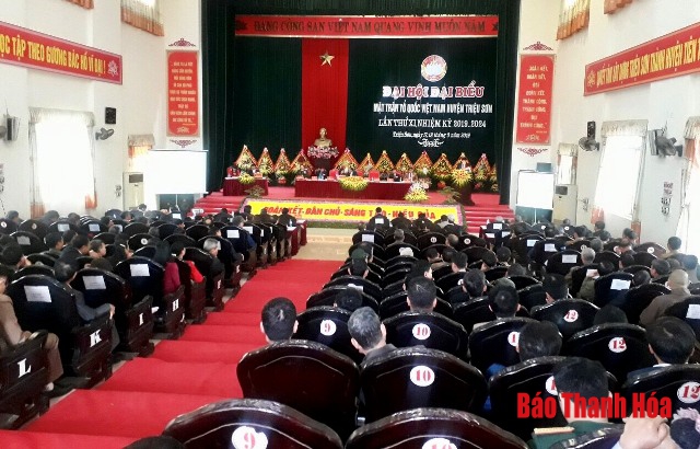 Đại hội đại biểu MTTQ Việt Nam huyện Triệu Sơn lần thứ XI, nhiệm kỳ 2019 – 2024 
