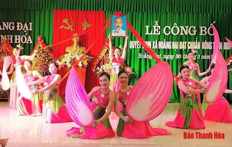 Xã Hoằng Đại (TP Thanh Hóa) đón bằng công nhận xã đạt chuẩn nông thôn mới