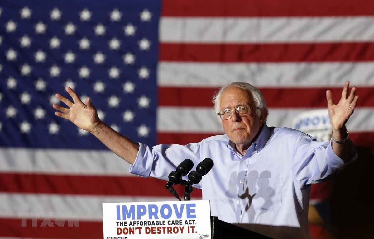 Ông Bernie Sanders vượt trội về huy động quỹ tranh cử tổng thống Mỹ