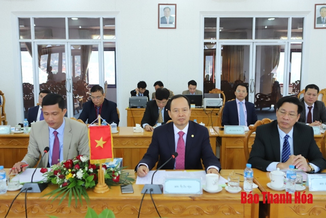 Ký kết biên bản thỏa thuận hợp tác kinh tế - xã hội, quốc phòng- an ninh năm 2019 giữa hai tỉnh Thanh Hóa – Hủa Phăn