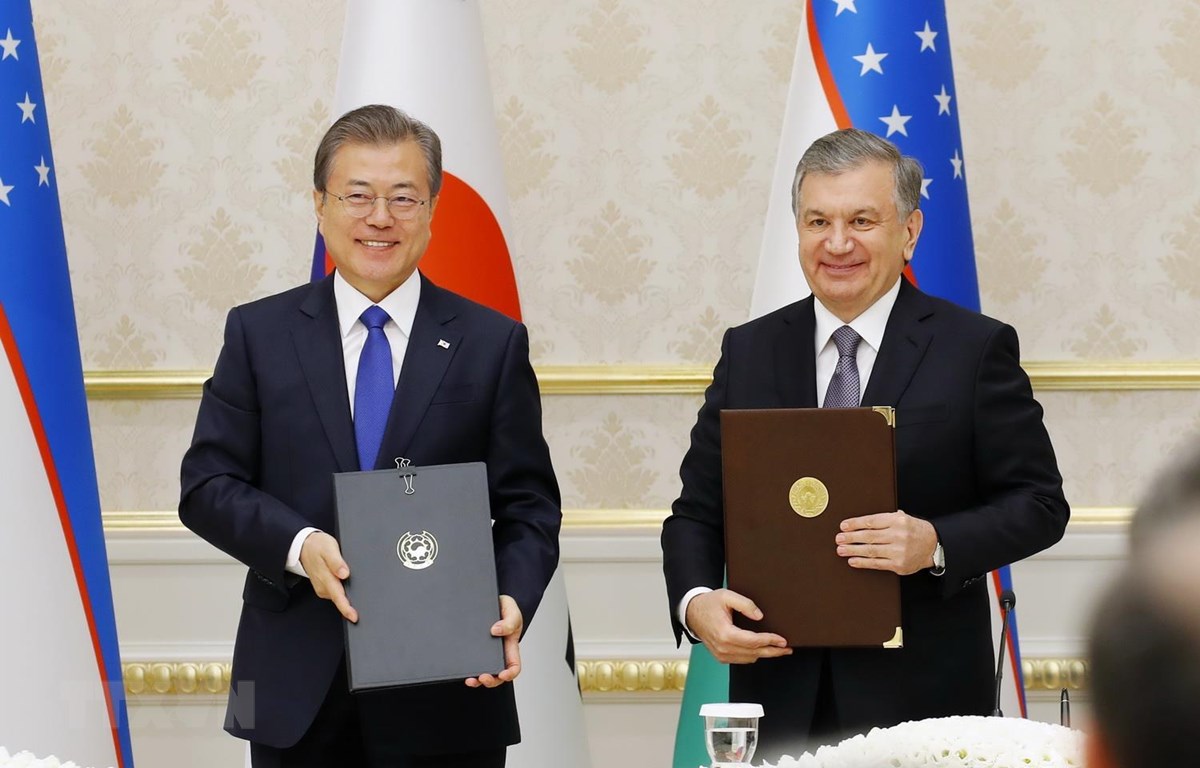 Hàn Quốc-Uzbekistan nâng cấp quan hệ lên đối tác chiến lược đặc biệt