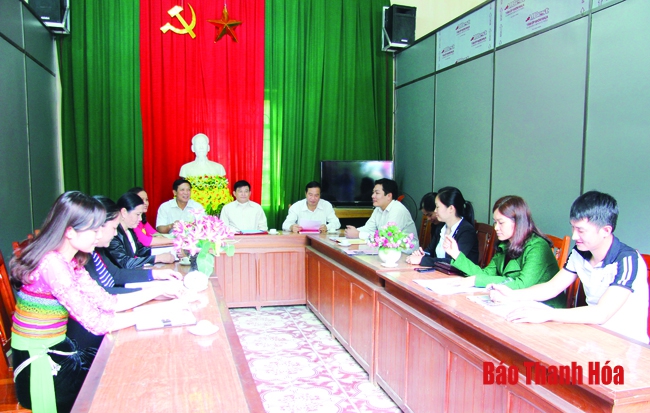 Huyện Quan Hóa tăng cường công tác kiểm tra, giám sát, thi hành kỷ luật của Đảng