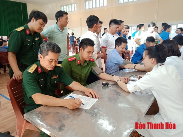 Huyện Như Xuân: Trên 500 tình nguyện viên tham gia hiến máu nhân đạo