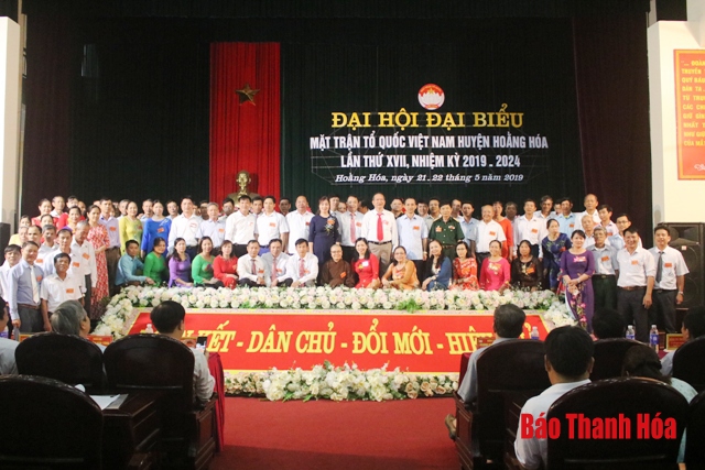Đại hội Mặt trận Tổ quốc Việt Nam huyện Hoằng Hóa lần thứ XVII, nhiệm kỳ 2019 - 2024