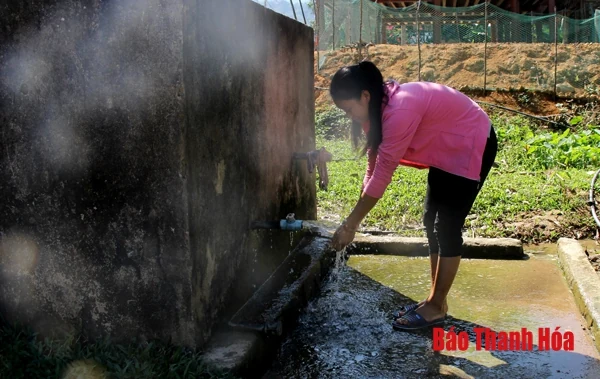 Huyện Quan Sơn có 62 công trình cấp nước tập trung
