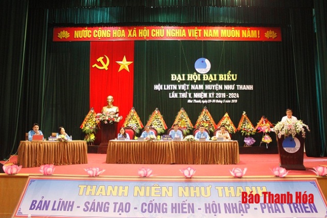 Đại hội đại biểu Hội Liên hiệp thanh niên Việt Nam huyện Như Thanh lần thứ V