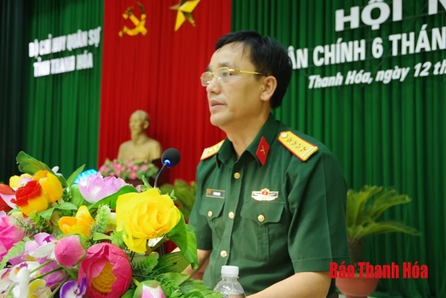 Bộ CHQS tỉnh: Hội nghị Quân chính 6 tháng đầu năm 2019