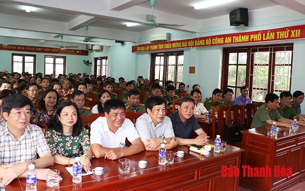 Công bố Quyết định bổ nhiệm trưởng Công an TP.Thanh Hóa