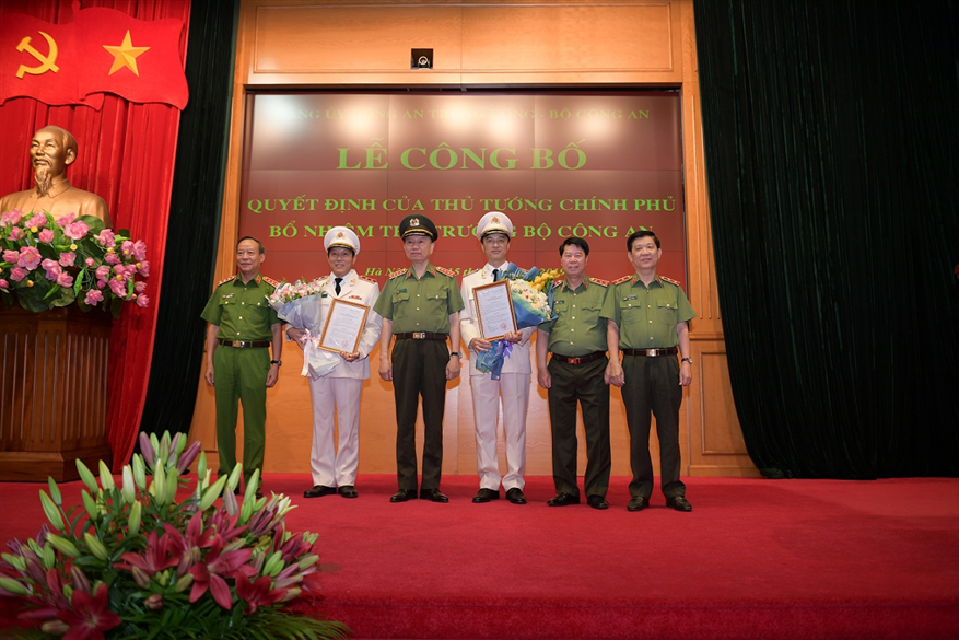 Thủ tướng Chính phủ bổ nhiệm hai Thứ trưởng Bộ Công an