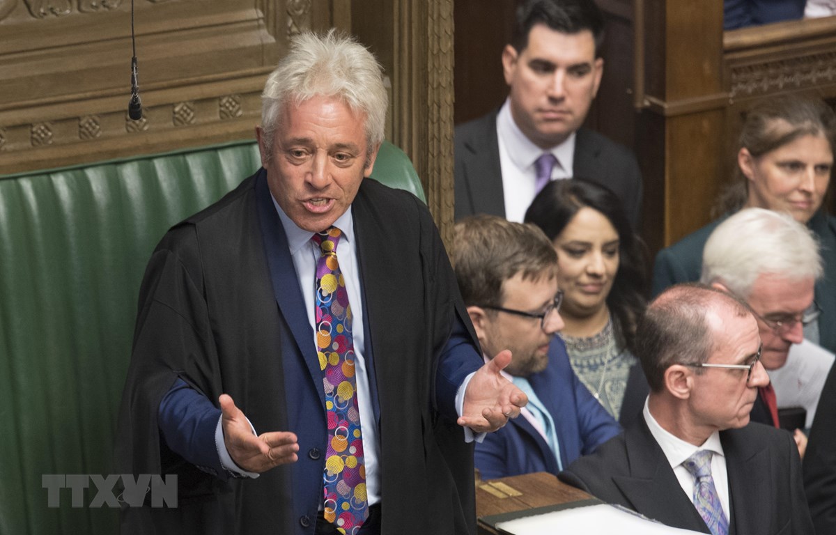 Chủ tịch Hạ viện Anh John Bercow tuyên bố ý định từ chức