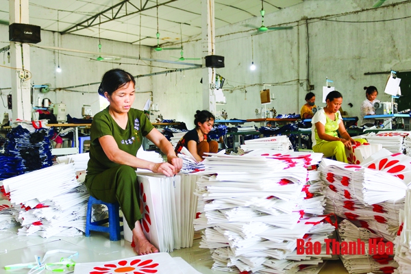 Giá trị sản xuất công nghiệp – tiểu thủ công nghiệp huyện Hoằng Hóa tăng 17,2% so với cùng kỳ