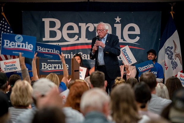 Bầu cử Mỹ 2020: Ứng cử viên Sanders đã gây quỹ được hơn 61 triệu USD