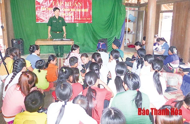 Bộ đội Biên phòng tỉnh làm tốt công tác vận động quần chúng