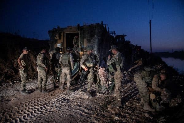 Binh lính Thổ Nhĩ Kỳ đã tiến vào địa phận lãnh thổ Syria