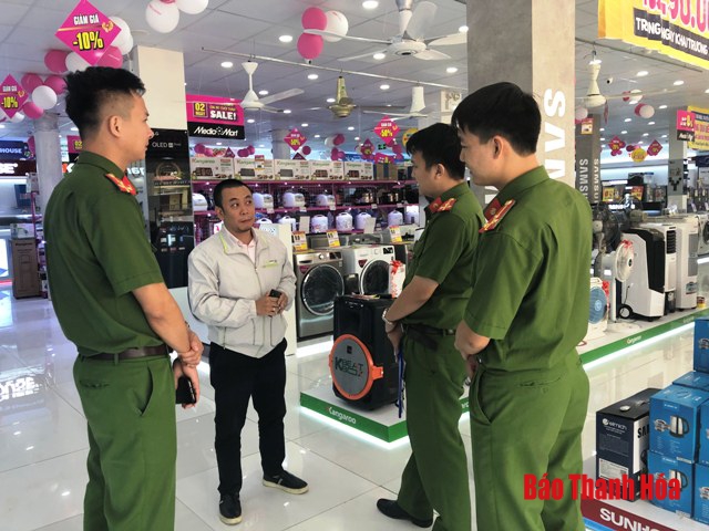 Siêu thị điện máy Media Mart Tĩnh Gia 2 không được hoạt động khi chưa bảo đảm các điều kiện an toàn về PCCC