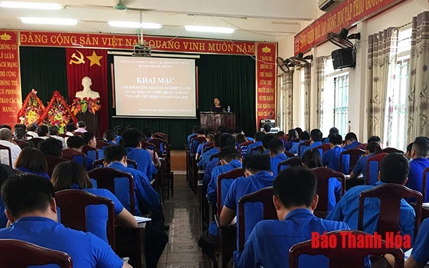 Quan tâm phát triển đảng viên trong lực lượng đoàn viên, thanh niên ở huyện Thạch Thành