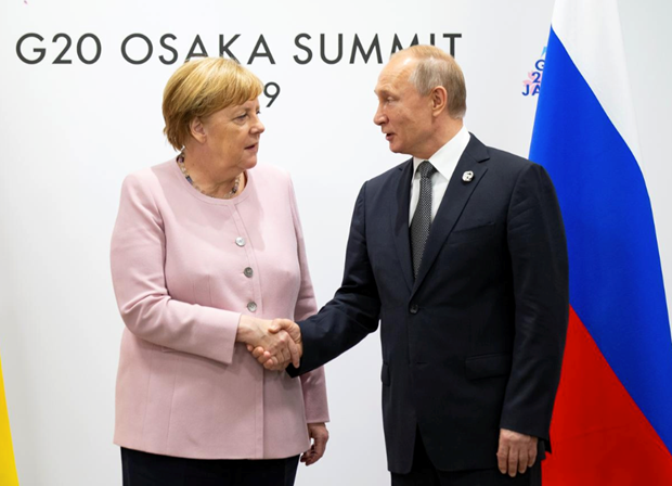 Tổng thống Nga và Thủ tướng Đức điện đàm về Syria, vấn đề khí đốt