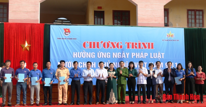 Tuổi trẻ Thanh Hóa hưởng ứng ngày Pháp luật Việt Nam