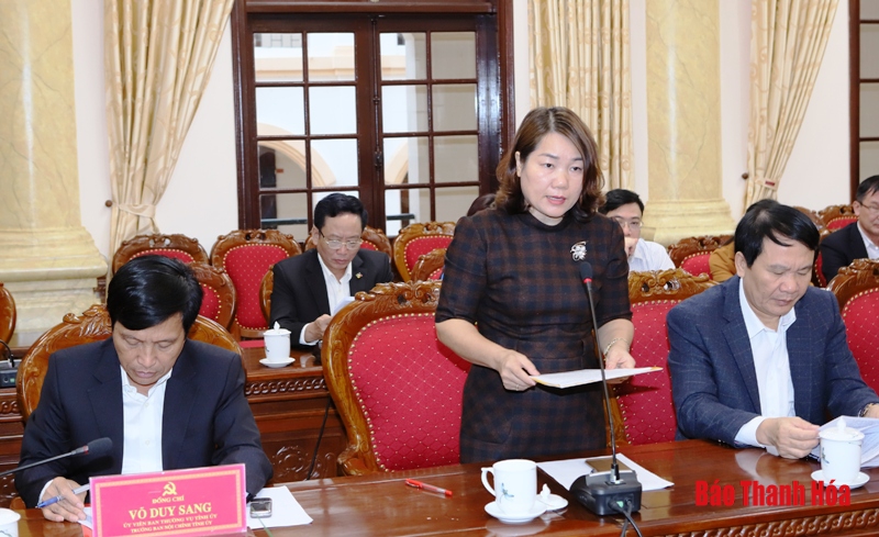 Đoàn công tác của Ban Chỉ đạo Trung ương thực hiện Quy chế dân chủ ở cơ sở làm việc với Thường trực Tỉnh ủy