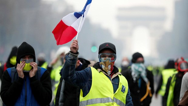 Pháp: Bạo lực tái diễn tại các cuộc biểu tình “Áo vàng”