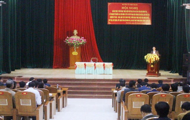 Huyện Như Xuân quán triệt, triển khai Kế hoạch thực hiện Chỉ thị số 35 của Bộ Chính trị
