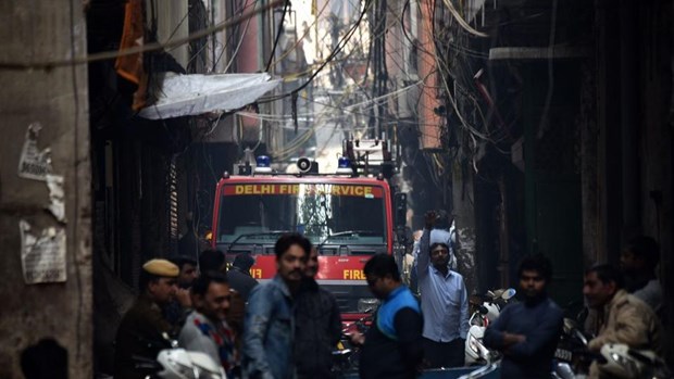 Ấn Độ: Cháy chung cư 4 tầng, ít nhất 9 người đã thiệt mạng