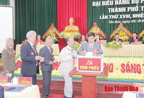 TP Thanh Hóa quyết tâm tổ chức thành công đại hội đảng bộ các cấp