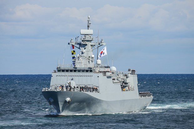 Nổ lựu đạn trên tàu Hải quân Hàn Quốc, 6 người bị thương