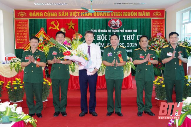 Đại hội đảng bộ quân sự TP Thanh Hóa
