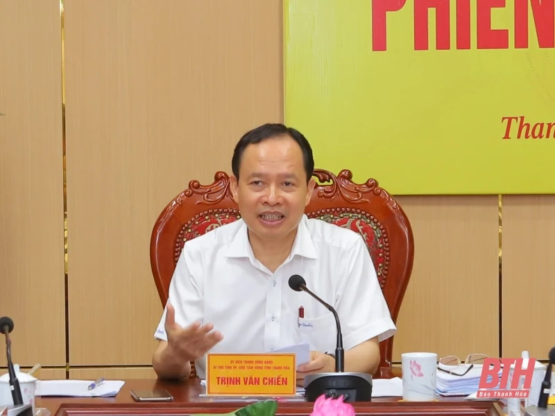 Thường trực HĐND tỉnh Thanh Hóa cho ý kiến vào một số nội dung trình tại Kỳ họp thứ 12, HĐND tỉnh khoá XVII