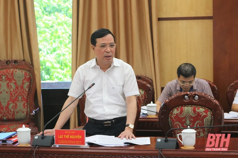 Ban Thường vụ Tỉnh ủy Thanh Hóa duyệt nội dung Đại hội đại biểu Đảng bộ huyện Hoằng Hóa lần thứ XXVII