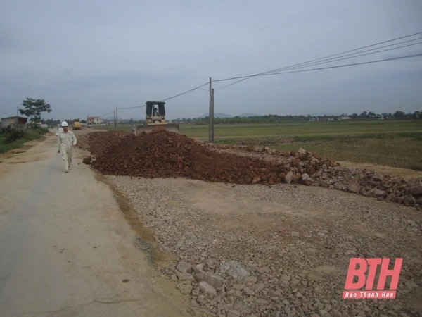 Tháo gỡ khó khăn, gấp rút thi công các dự án ở huyện Hậu Lộc