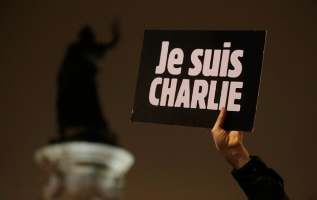 Truyền thông Pháp ủng hộ tờ báo trào phúng Charlie Hebdo